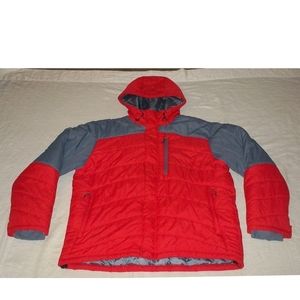 MENS FALLS CREEK COAT XL RED GREY